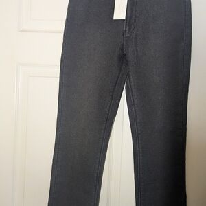 Z Supply black Charcoal Denim Jeans Straight Leg
